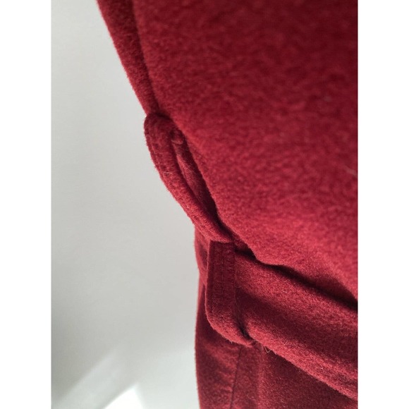 Vintage Mens Robe 80s 90s Retro Velour Color Block Pockets Belted Super Soft - Picture 5 of 10